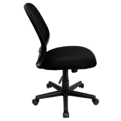 Y-GO Chair Mid-Back Black Mesh Swivel Task Chair - By Flash Furniture - Madison Seating -furniture Shop Y GO Chair Mid Back Black Mesh Swivel Task Chair by Flash Furniture 4